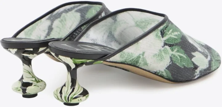 Toy 45 Floral Sequined Mules - Image 2