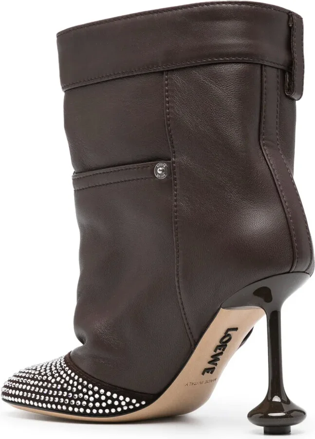 Toy 95mm leather boots - Image 3