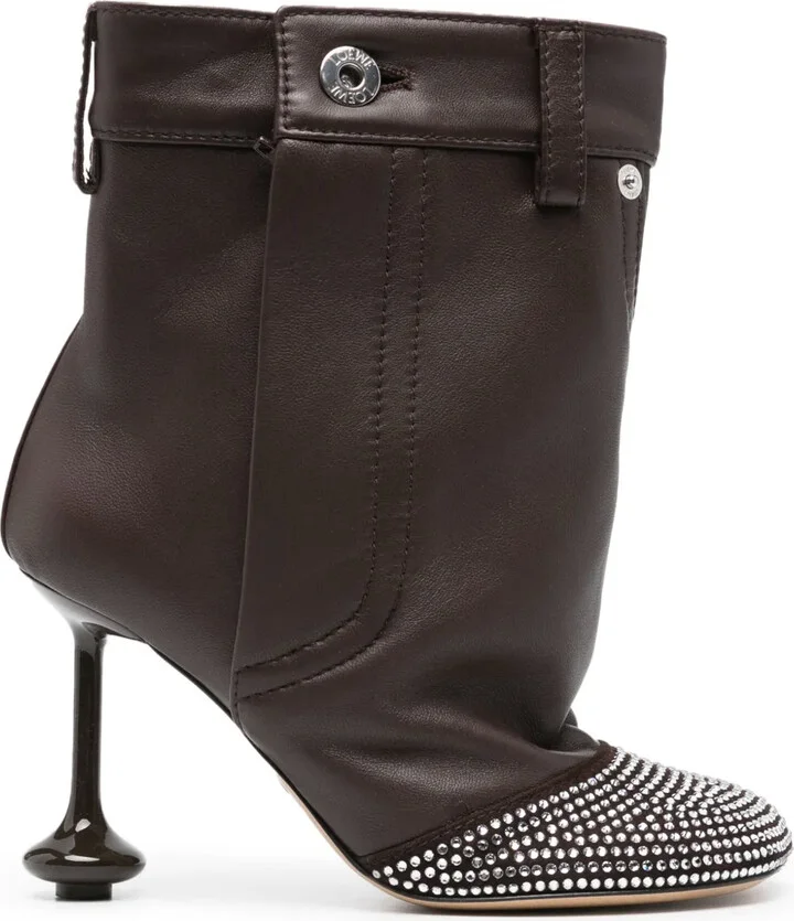 Toy 95mm leather boots