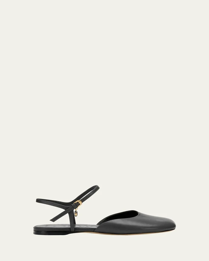 Toy Ankle-Strap Ballerina Flats
