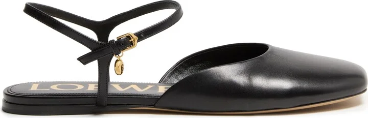 Toy ankle strap ballerinas in lambskin - Image 2