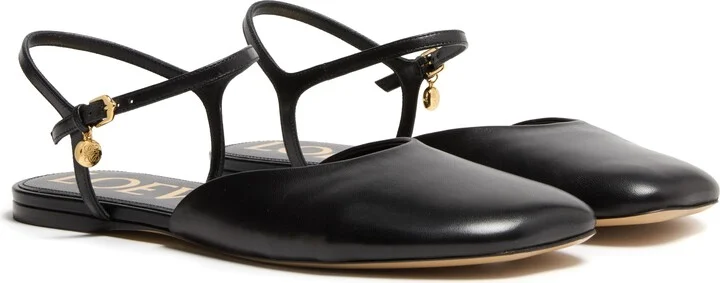 Toy ankle strap ballerinas in lambskin - Image 3