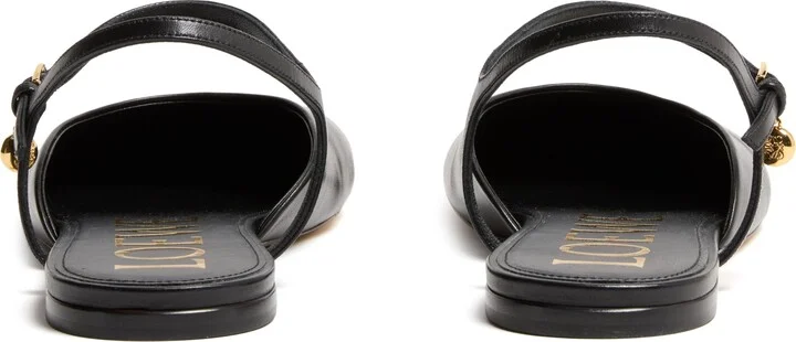 Toy ankle strap ballerinas in lambskin - Image 4