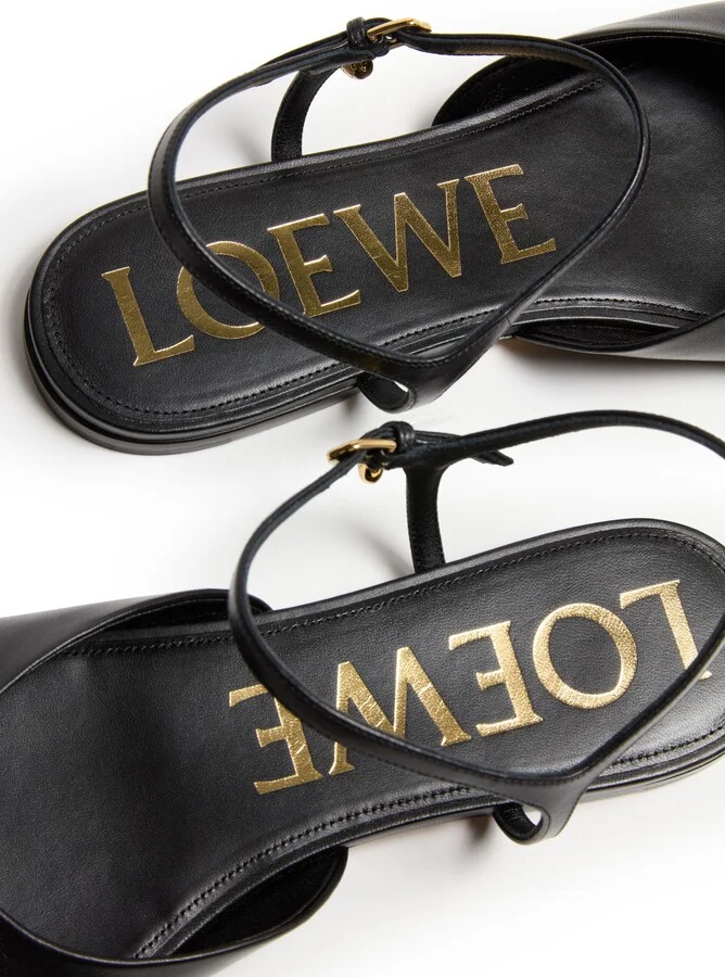 Toy ankle strap ballerinas in lambskin - Image 7