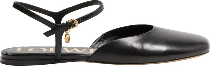 Toy ankle strap ballerinas in lambskin - Image 9
