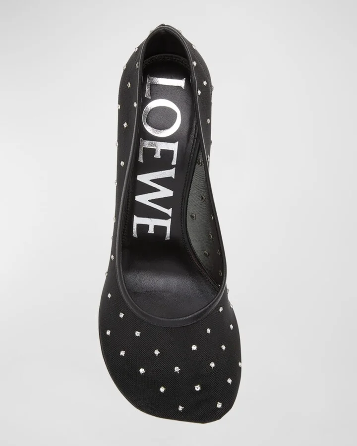 Toy Crystal Mesh Pumps - Image 2