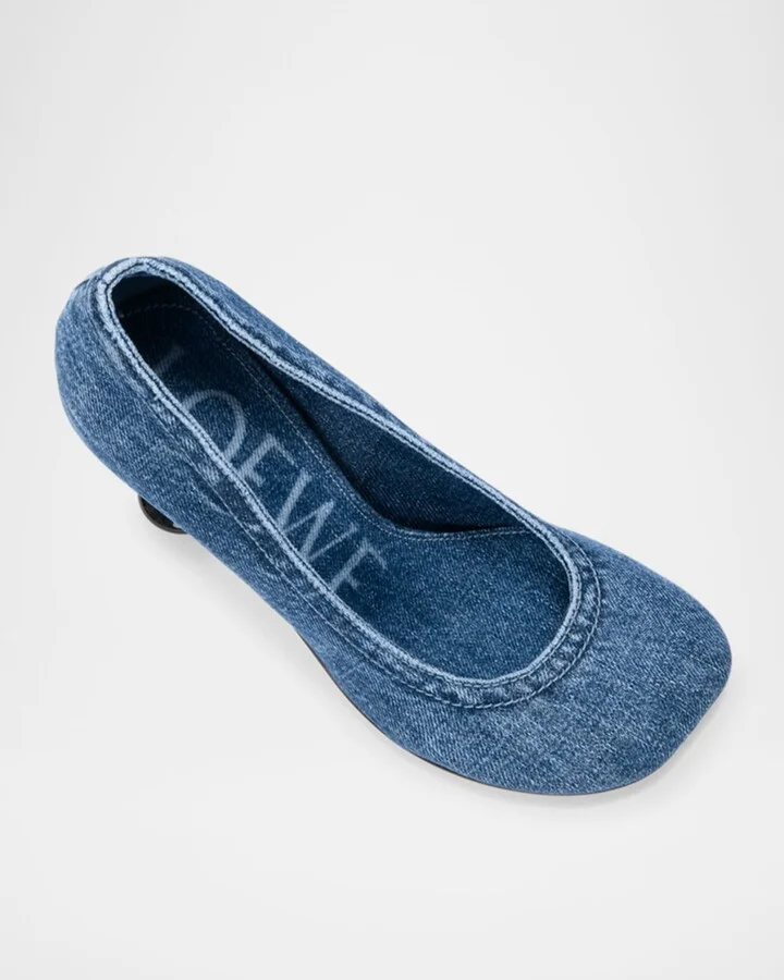 Toy Denim Drop Stiletto Pumps - Image 7