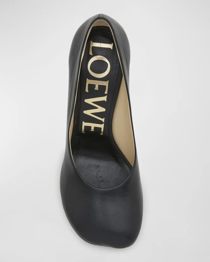Toy Leather Drop Stiletto Pumps - Image 6