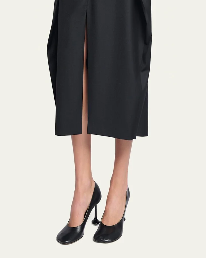 Toy Leather Drop Stiletto Pumps - Image 6