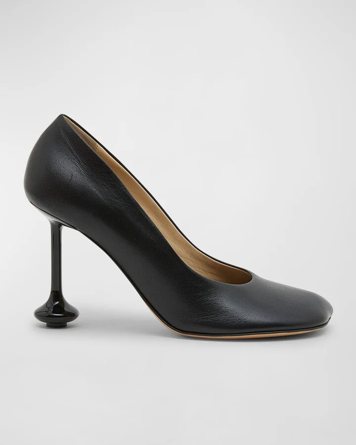 Toy Leather Drop Stiletto Pumps