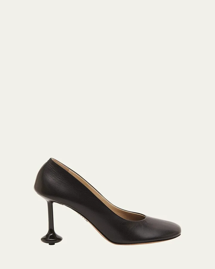 Toy Leather Drop Stiletto Pumps