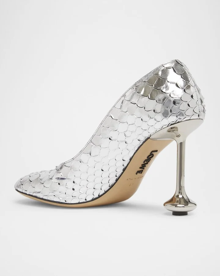 Toy Metallic Python Pumps - Image 2