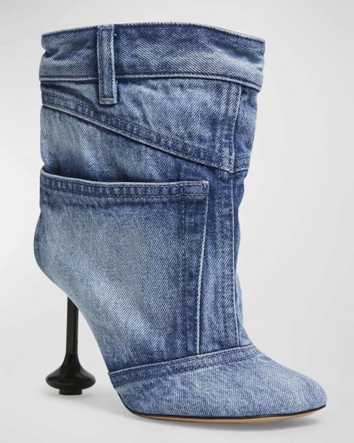 Toy Panta Denim Ankle Boots - Image 2