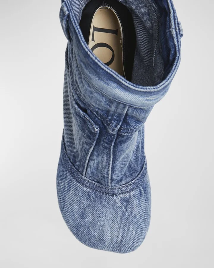 Toy Panta Denim Ankle Boots - Image 3
