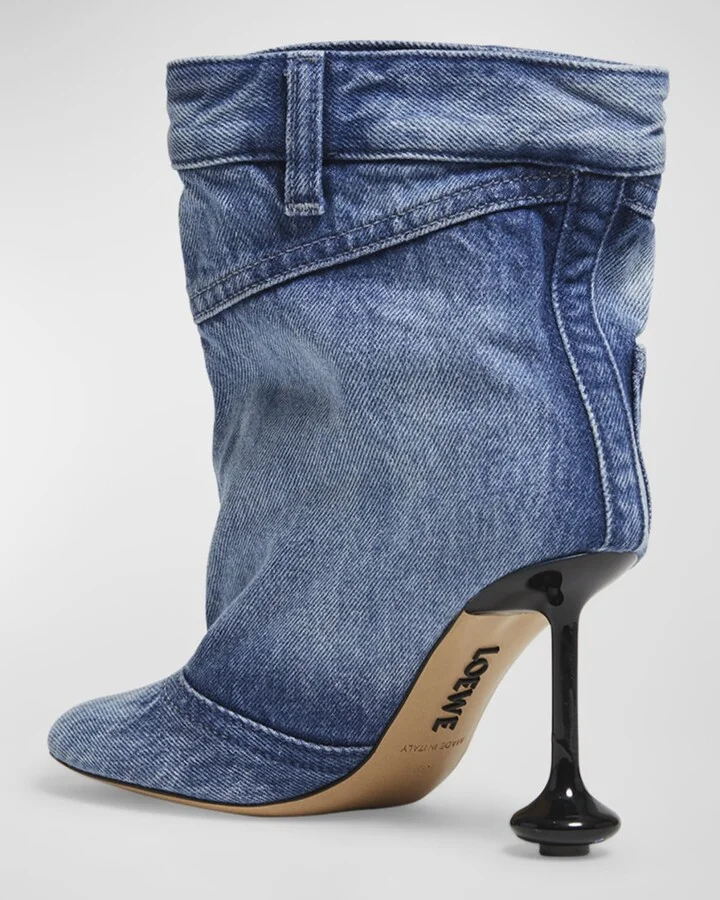 Toy Panta Denim Ankle Boots - Image 4
