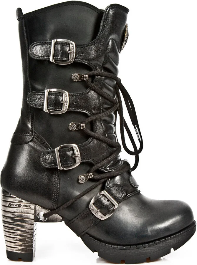 TR003-S1 Platform Heel Rock Punk Boots Goth
