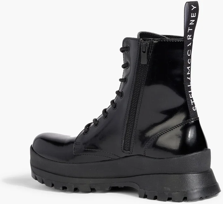 Trace glossed combat boots - Image 3