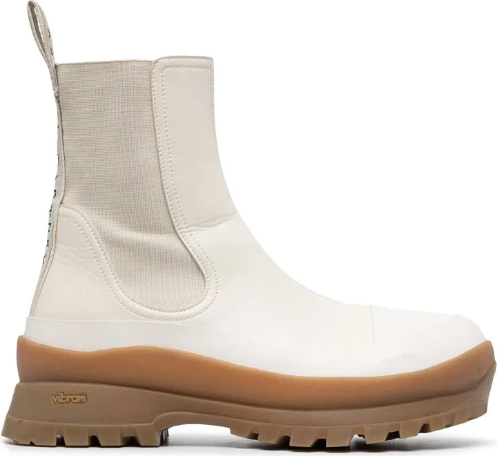 Trace logo-print boots