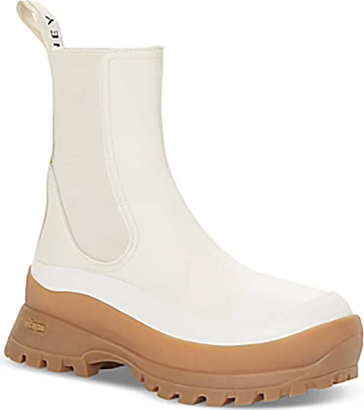 TRACE Womens Solid Man Made Motorcycle Boots
