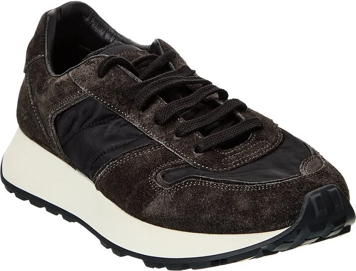 Track 76 Nylon & Leather Sneaker