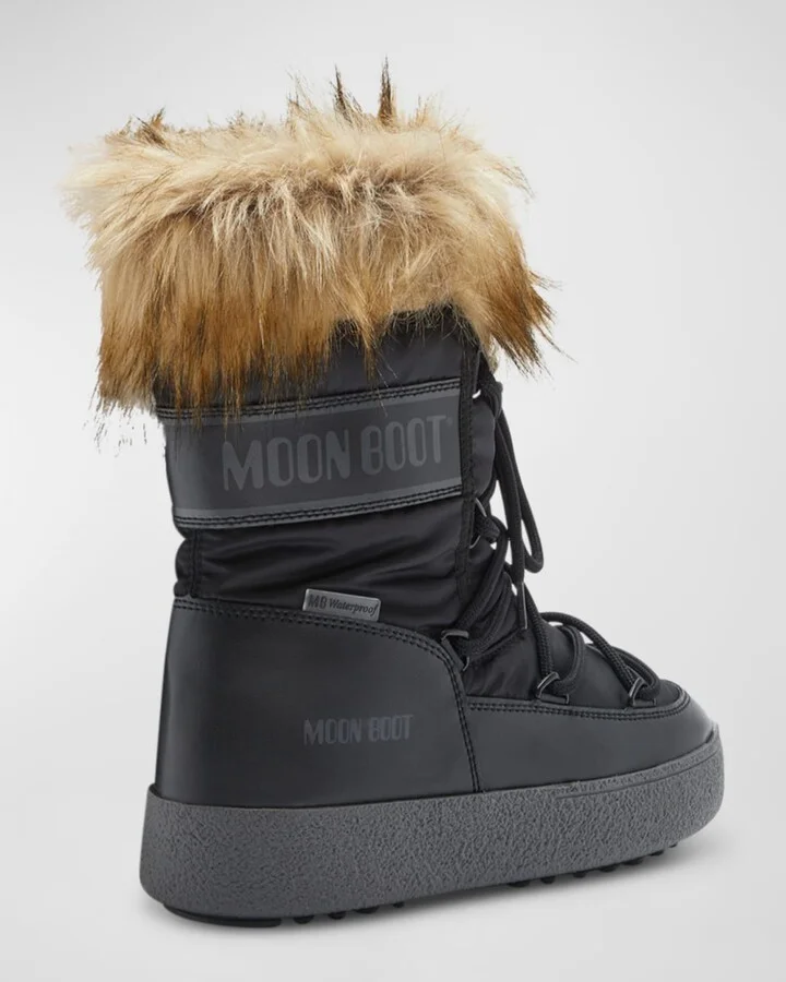 Track Faux Fur Snow Boots - Image 2