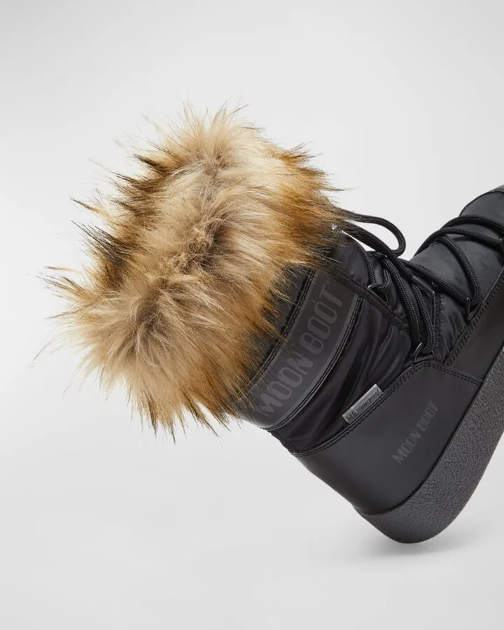 Track Faux Fur Snow Boots - Image 3