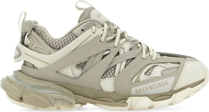 Track layered sneakers