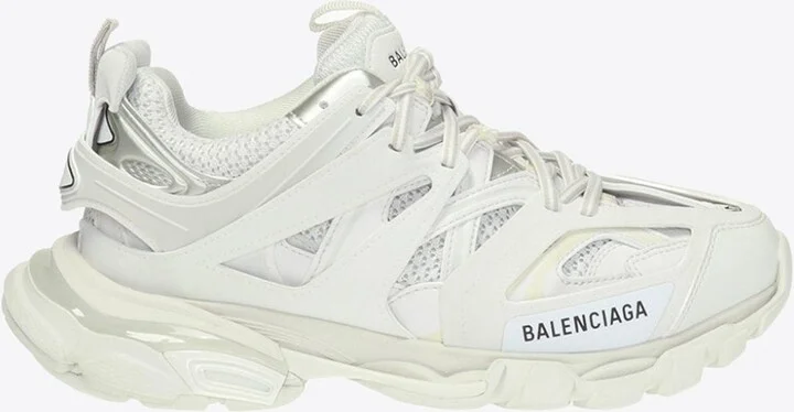 Track Low-Top Sneakers in Mesh and Nylon