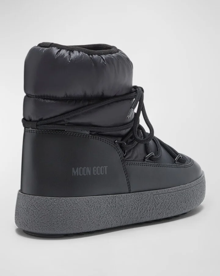 Track Nylon Lace-Up Snow Boots - Image 2