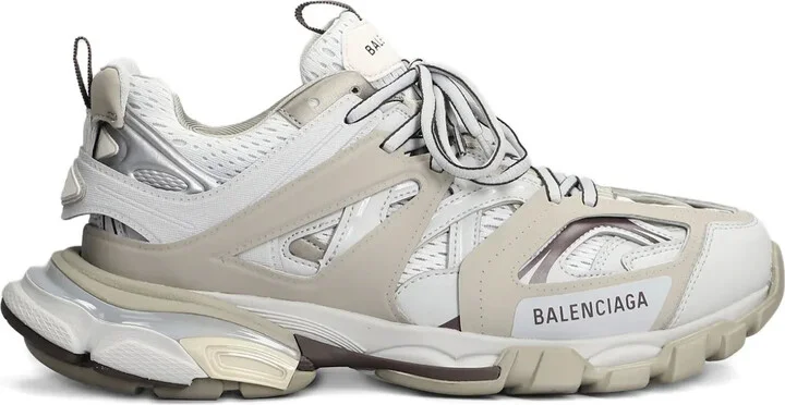 Track panelled sneakers