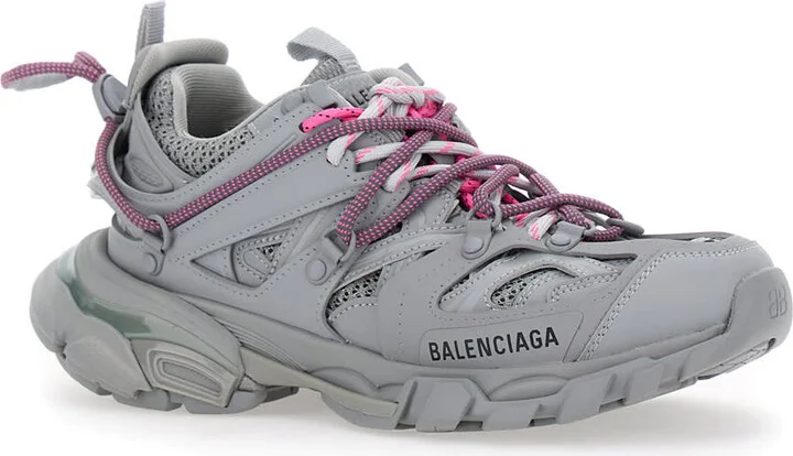 'track Trail Laces' White Low Top Sneakers With Embossed Logo On The Tongue And Size Patch On The Toe In Tech Fabric Woman - Image 2
