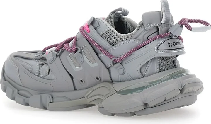 'track Trail Laces' White Low Top Sneakers With Embossed Logo On The Tongue And Size Patch On The Toe In Tech Fabric Woman - Image 3