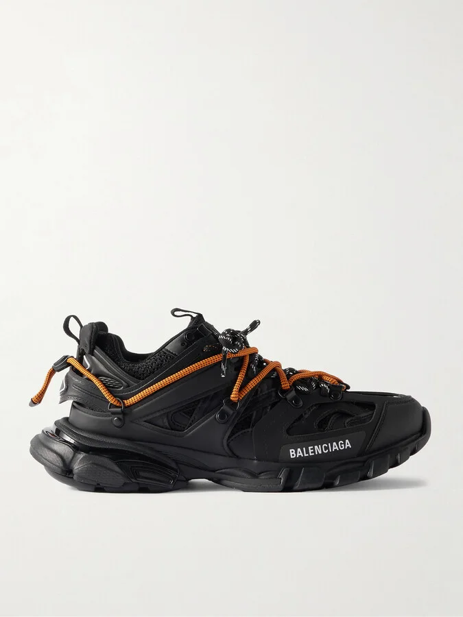 Track Trail Logo-Print TPU and Shell Sneakers