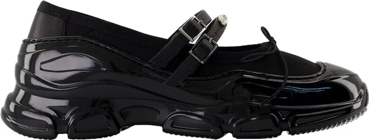 Tracker ballerinas - Simone Rocha - Mesh - Black