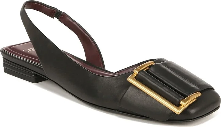 Tracy Leather Slingback Flat