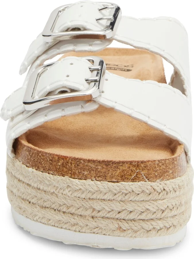 Traffic Double Buckle Espadrille Flatform Sandal - Image 3