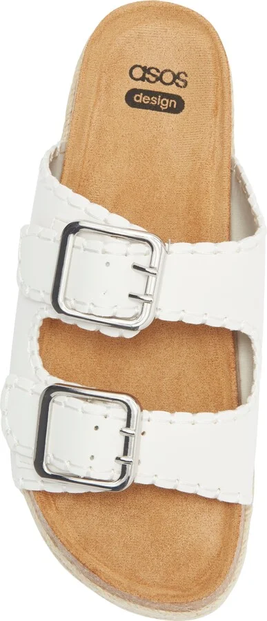 Traffic Double Buckle Espadrille Flatform Sandal - Image 5