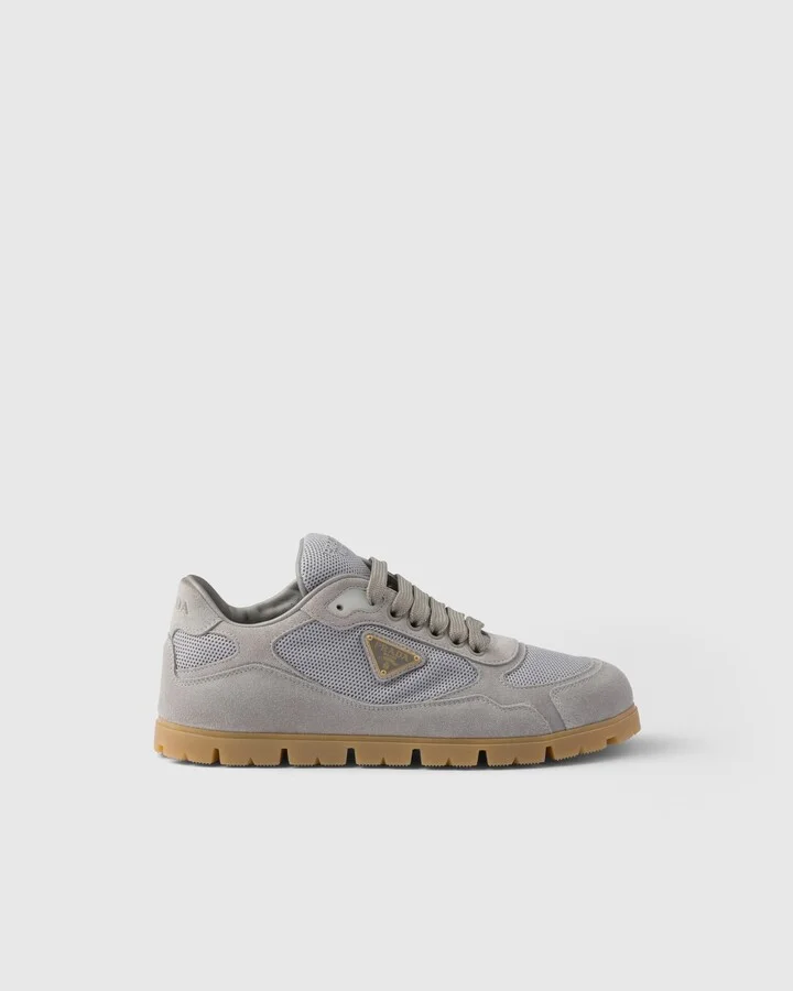 Trail mesh fabric and suede sneakers - Image 2