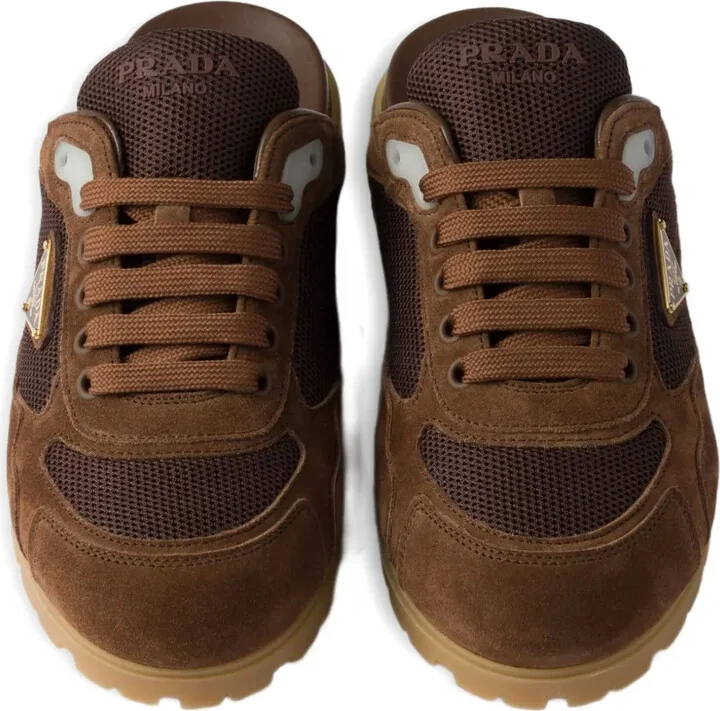 Trail mesh-panel suede mules - Image 3