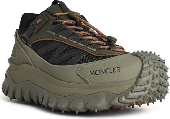 'trailgrip Gtx' Green Leather Blend Sneakers - Image 2