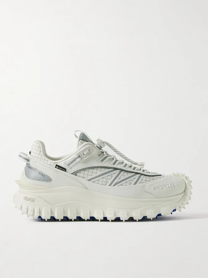 Trailgrip GTX Leather-Trimmed Ripstop and Canvas Sneakers