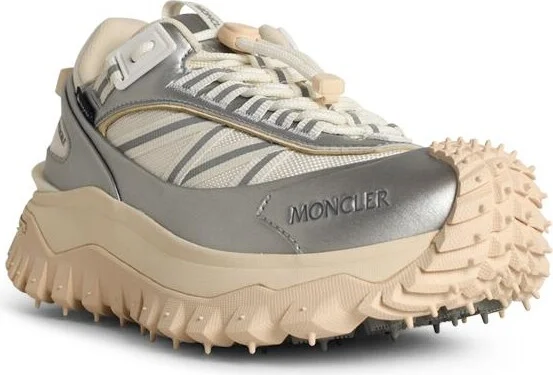 'trailgrip Gtx' Silver Leather Blend Sneakers - Image 2