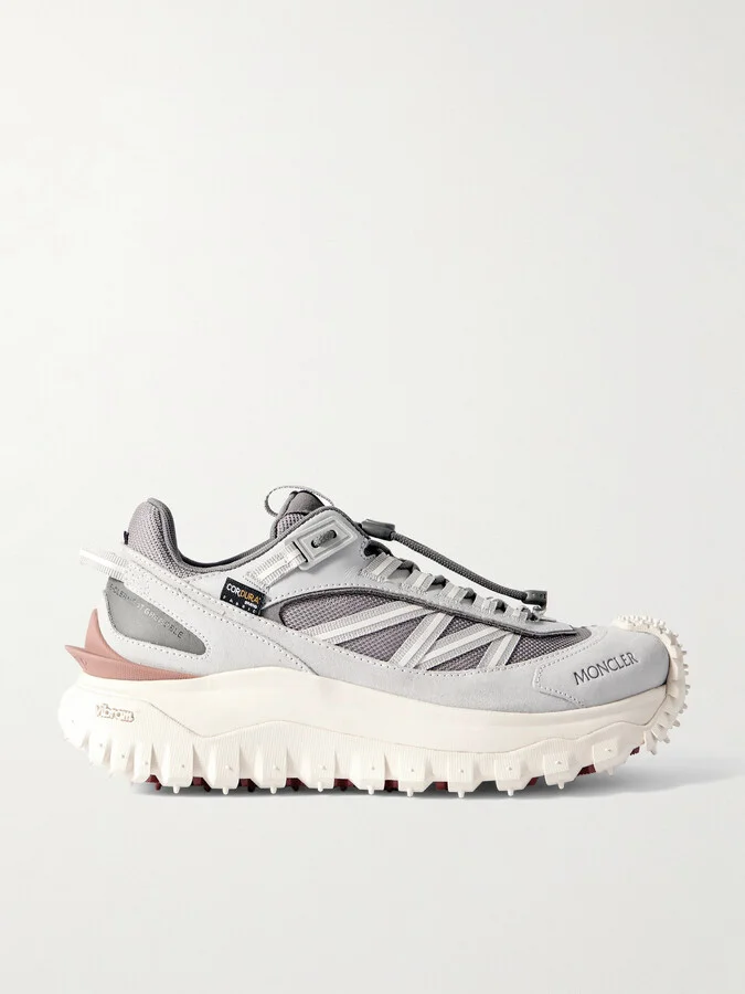 Trailgrip GTX Webbing and Rubber-Trimmed Leather, Suede and Mesh Sneakers