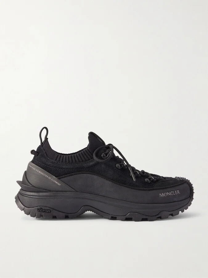 Trailgrip Lite 3 Rubber-Trimmed Nubuck and Brushed-Suede Sneakers