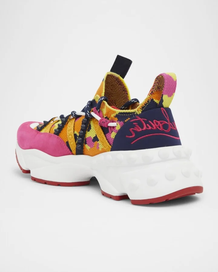 Trailrun Donna Multi Red Sole Sneakers - Image 3