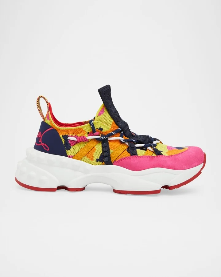 Trailrun Donna Multi Red Sole Sneakers