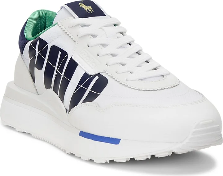 Train 89 Logo Leather Sneaker