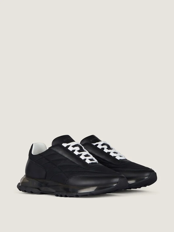 Trainers sneakers in padded nylon and leather - Image 2