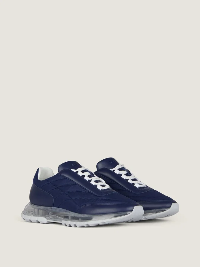 Trainers sneakers in padded nylon and leather - Image 2