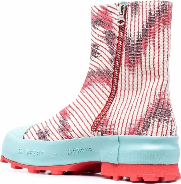 Traktori abstract-print ankle boots - Image 3